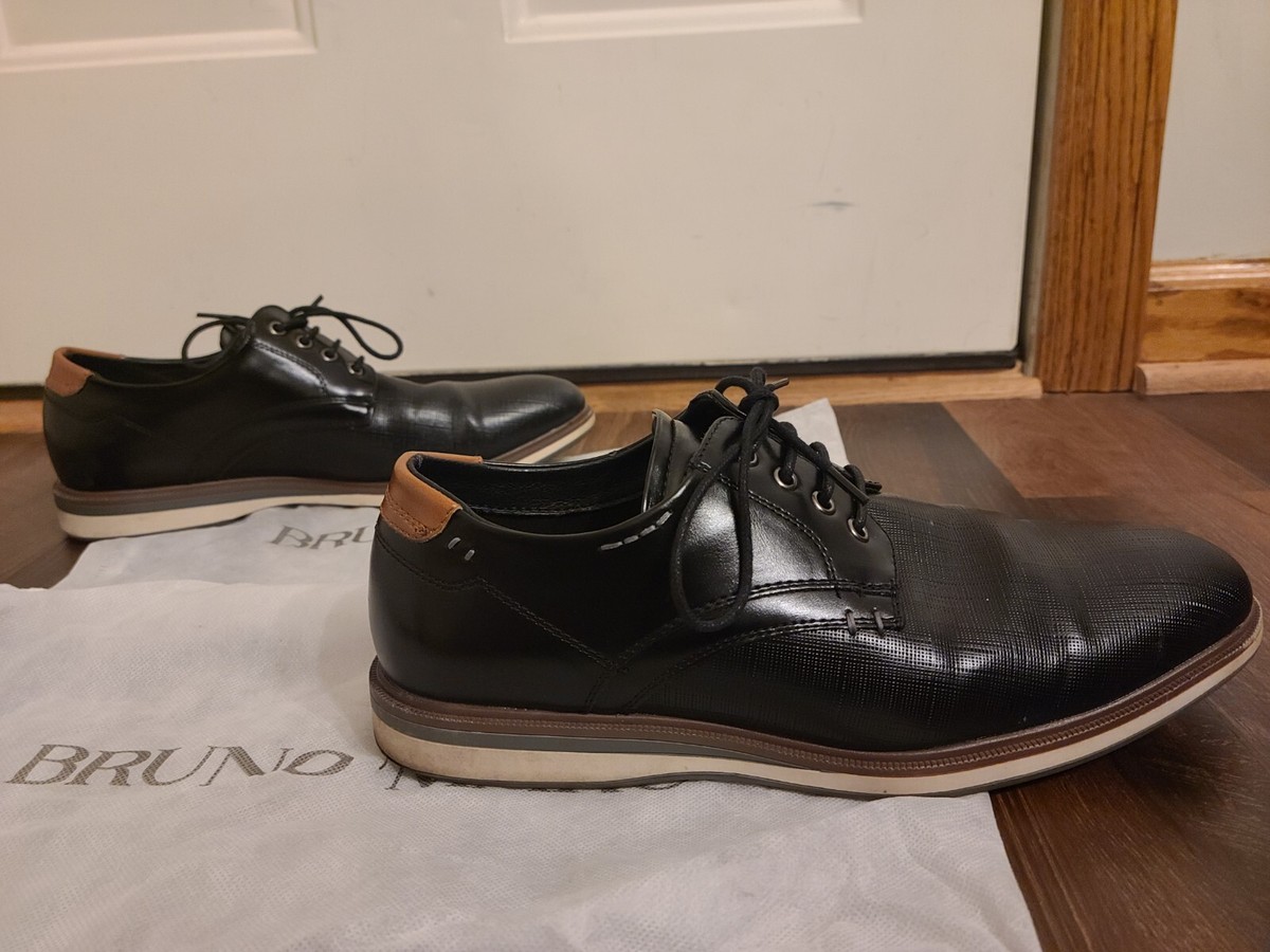 Bruno Marc Mens Casual Lace Up Dress Shoes Black - Size 8.5 