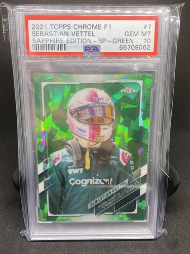 2021 Topps Chrome Formula 1 Sebastian Vettel [Refractor] #7 card