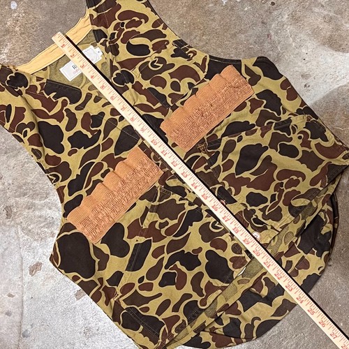 Vintage 1980's Redhead Hunting Shooting Vest Frog Skin Camo M - Picture 5 of 7