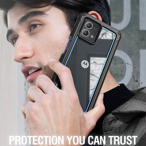 For Moto G Stylus 5G 2023 Case Clear Back Shockproof Cover 360 Full Coverge - Picture 6 of 28