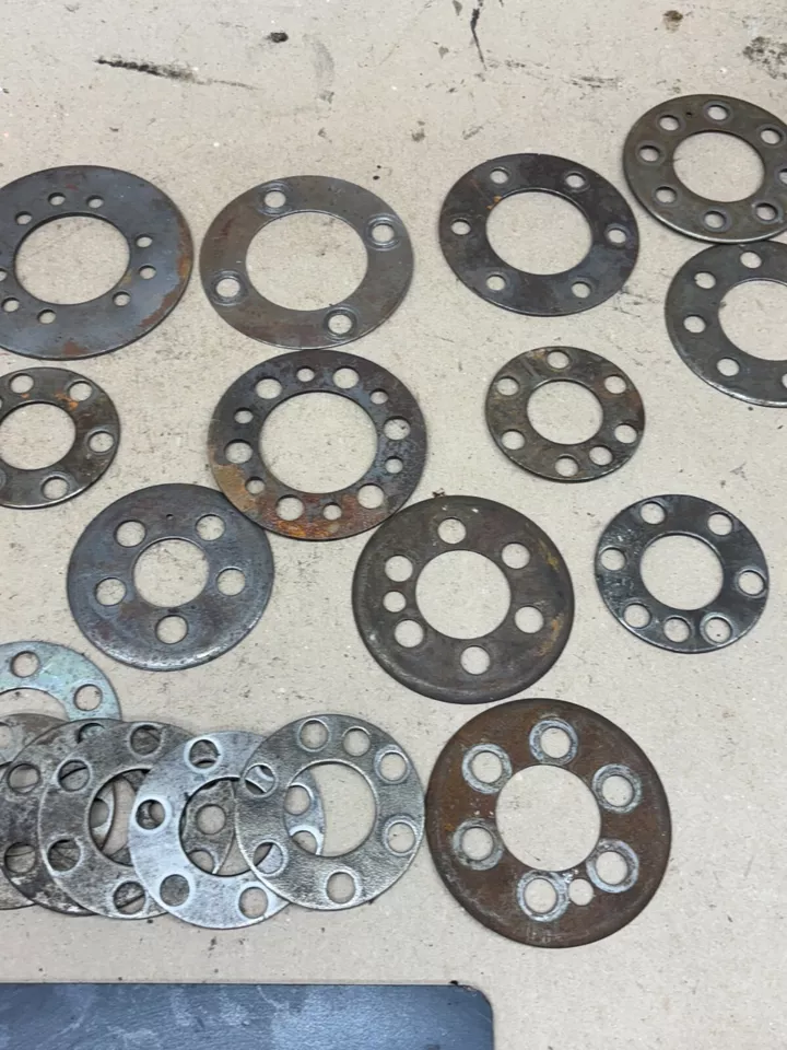 GRANDE LOTE DE CALÇOS FLEXPLATE CALÇO REFORÇO ESPAÇADOR ARRUELA FORD CHEVY DODGE O - Imagem 4 de 4