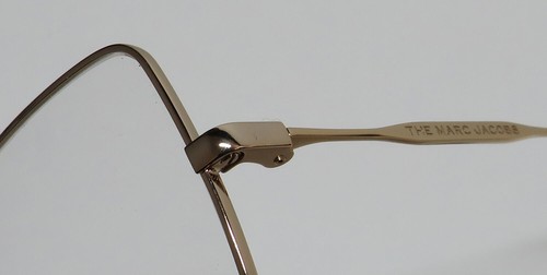 NEU MARC JACOBS MARC 591 BRILLENRAHMEN 57-17-145 J5G GOLD ÜBERGRÖSSE DAMEN - Bild 6 von 8
