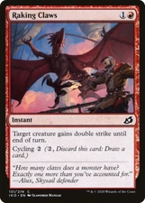RAKING CLAWS ~mtg NM-M Ikoria Common x4