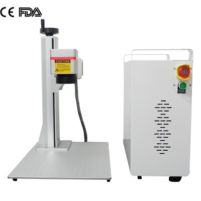 JPT MOPA 100W Fiber Laser Steel Cut Machine Engraver for RingsNameplate ID Card