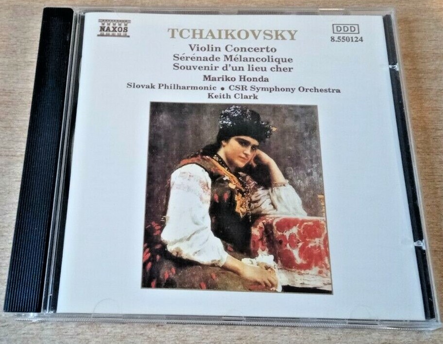 TCHAIKOVSKY - VIOLIN CONCERTO in D Major - CD - 1988 - Mariko Honda