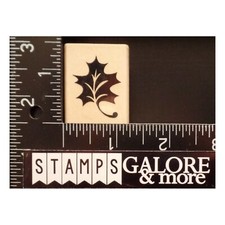 Inkadinkado Rubber Stamps 96485G SMALL MABLE LEAF TREE PLANT 3235