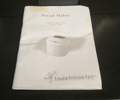 Toastmaster Bread Maker Tbr15 Manual Fckz Sekanm Site