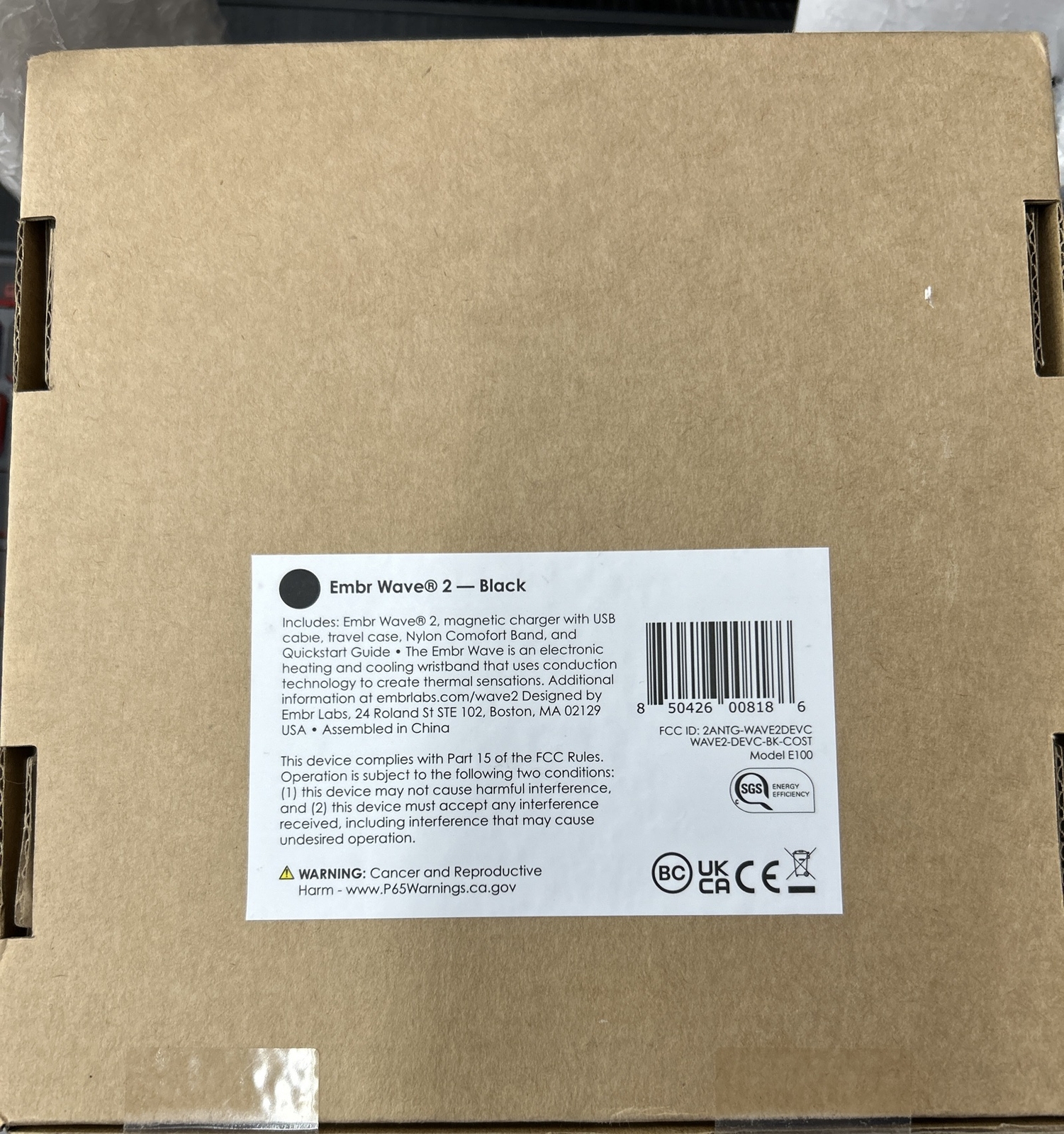 Embr Wave 2 Cooling Wristband for Menopause Relief & Hot Flashes Rose