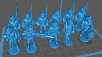 Russian Line 1812 btg - Resin 28mm Minis