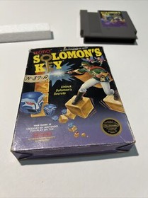 Solomons Key Game NES Nintendo Entertainment System Tecmo Original Boxed