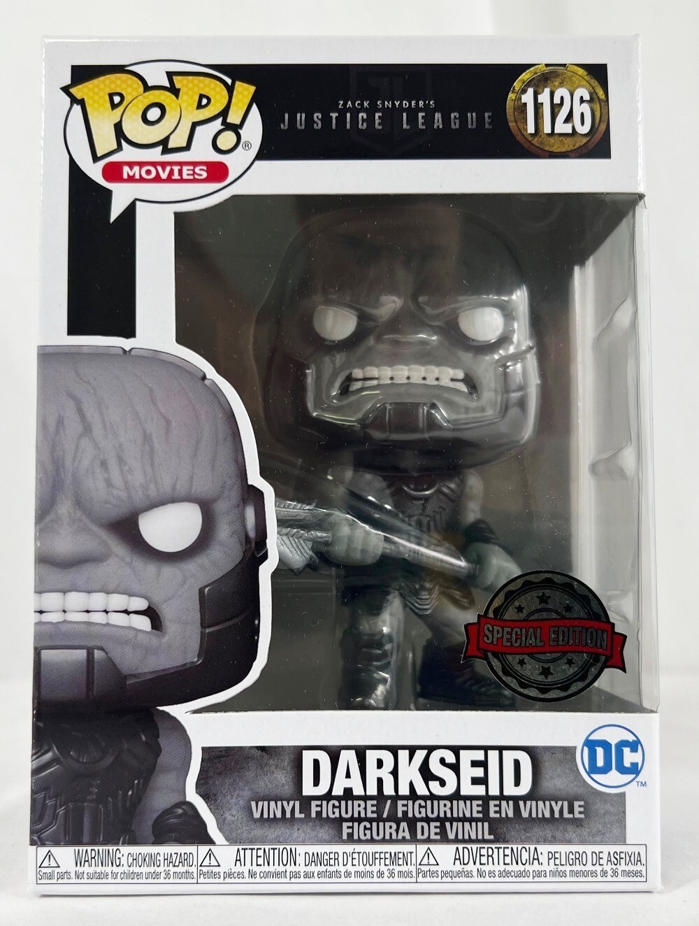 Funko POP! DC Heroes Darkseid Black and White Exclusive #1126