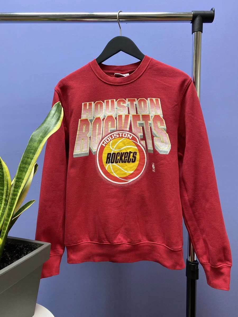Mitchell Ness Houston Rockets Sweatshirt NBA Basketball Size S