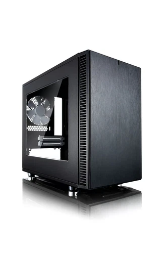 Fractal Design Nano S Window ITX Black PC Case (Glass Window Version) 2 x Fans