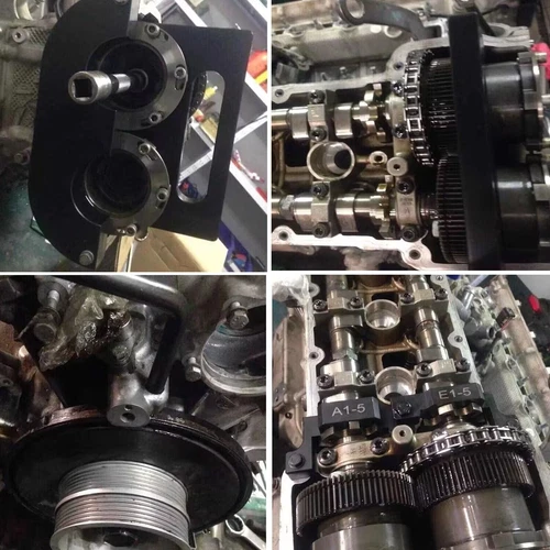 Juego de herramientas de ajuste de sincronización de alineación del árbol de levas para motor BMW S85 V10 M5 M6 E60 E63 - Imagen 14 de 14