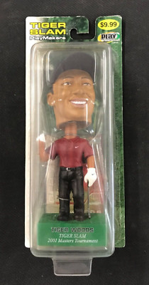 Upper Deck PGA Play Makers Tiger Woods 2001 Masters Tournament Bobblehead