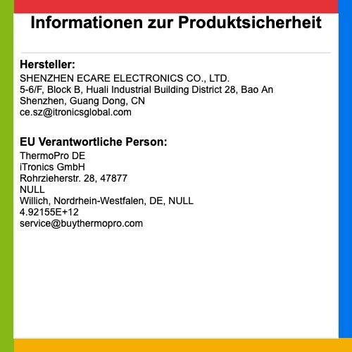 Bluetooth Grillthermometer Edelstahl kabellos mit App, Kerntemperatur - Bild 10 von 10