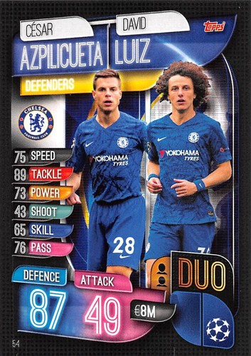 MATCH ATTAX 2019/20 19/20 BASISKARTEN - TEAMABZEICHEN DUO KARTEN - CHAMPIONS LEAGUE - Bild 55 von 251