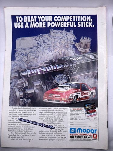 Bracket Racing USA Magazine Fall 1991 Back Issue - Picture 3 of 3