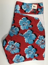 Joe Boxer Floral Hawaiian Big mens Red Black Blue Swimsuit Men NWT 44 size