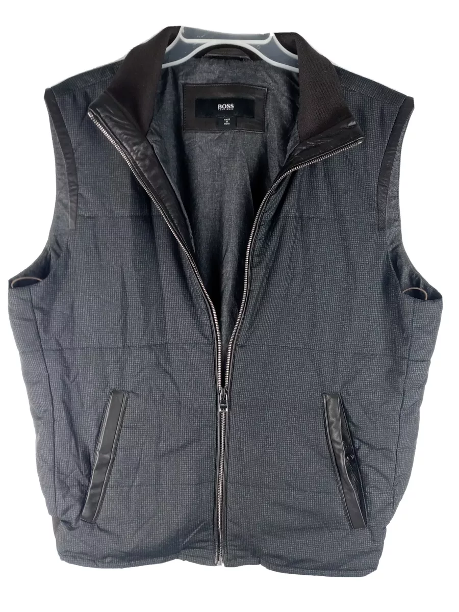 Boss vest mens sale