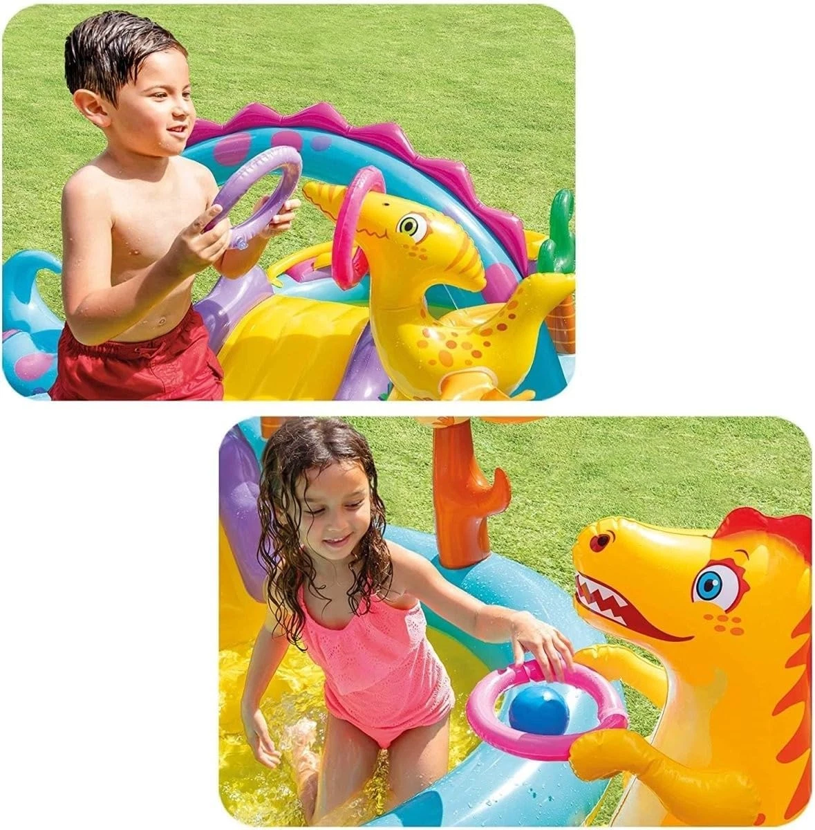 Intex dinoland 2024 inflatable play center