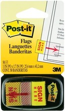 Post-it 680-31 Symbol indeksu paska samoprzylepnego, podpis, 25,4 x 43,2 mm, 50 sti