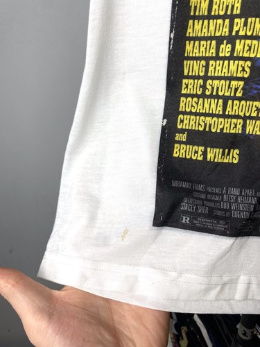 💥Rare! 1994 Vintage Pulp Fiction Movie T Shirt White S Size - Picture 10 of 12
