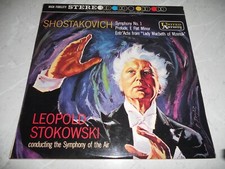Shostakovich "Symphony No.1" Stokowski 1959 LP Class Oz UA UACS4500 NM