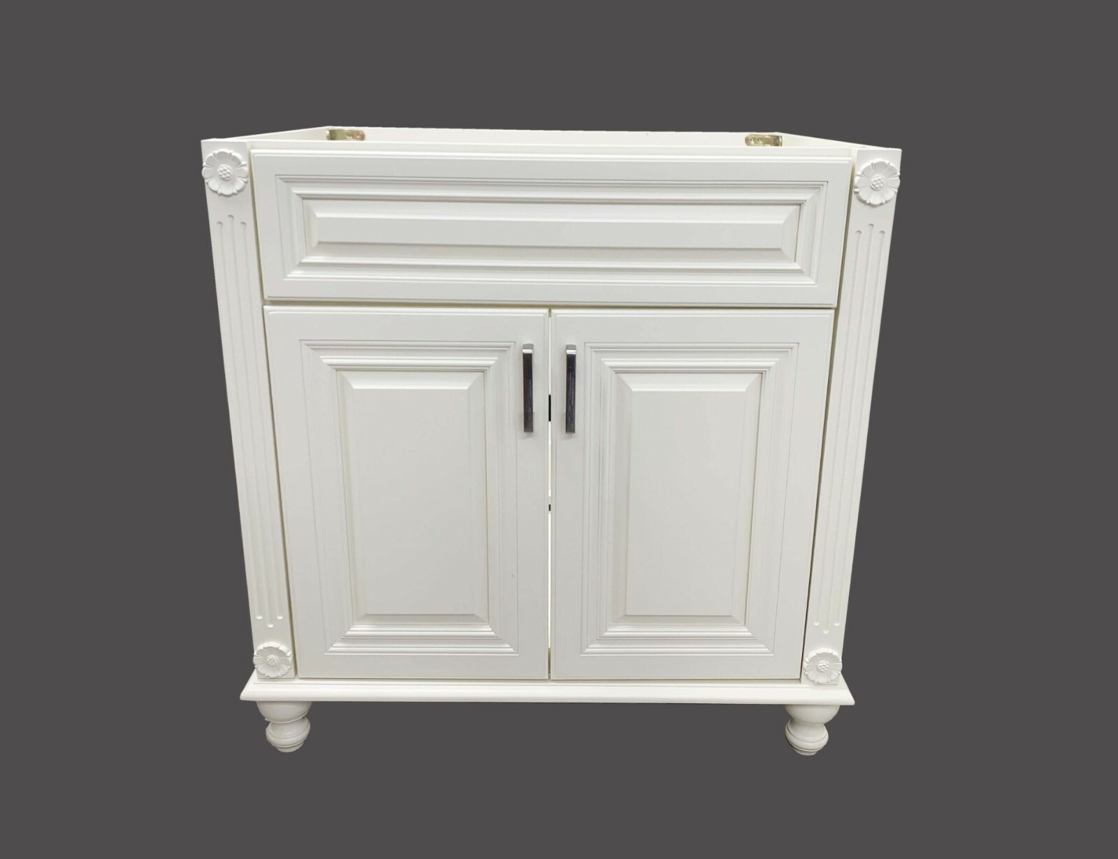 Antique White Single Bathroom Vanity Base Cabinet | eBay