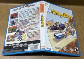 Wacky Races (Sega Dreamcast, 2000) Disc With DVD Cocer Case !!! 🚀