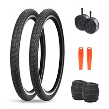 MEGHNA 20/24 inch Bike Tire, Foldable Replacement Street Tire Anti-Slip 20/24...