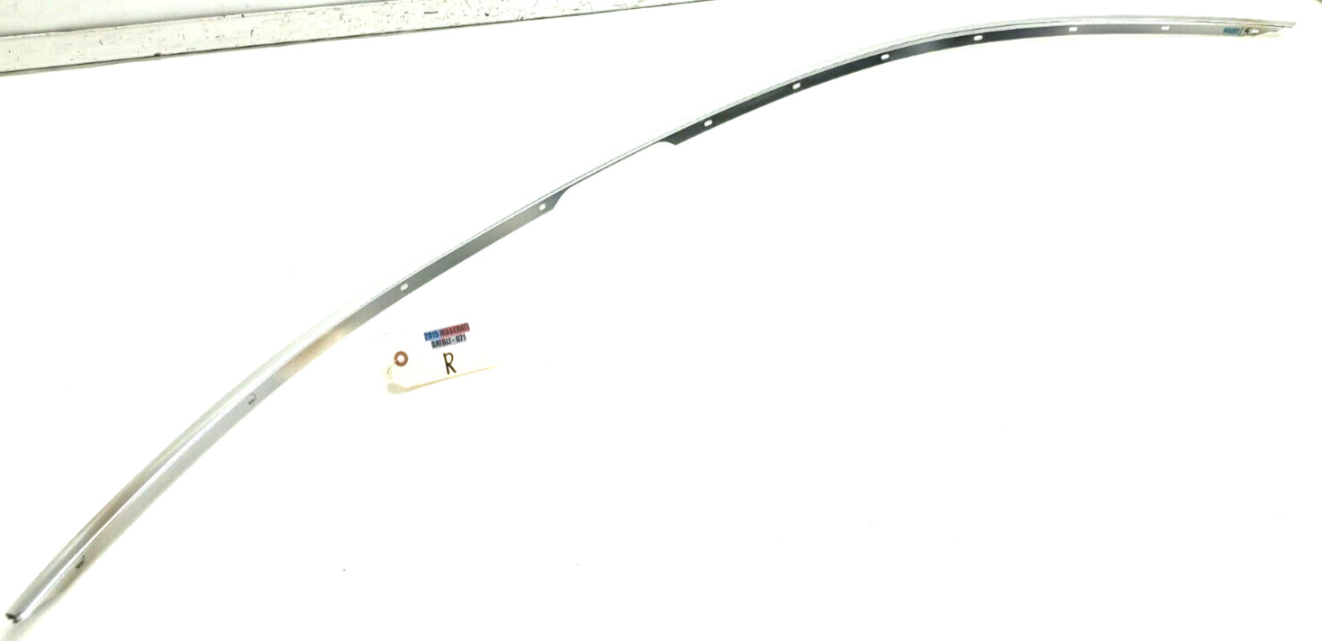 2014-2020 MASERATI GHIBLI SQ4 RIGHT PASSENGER SIDE UPPER ROOF MOLDING TRIM OEM.