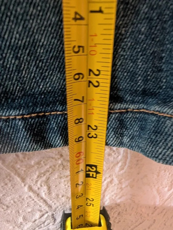White Stuff Denim A Line Skirt UK 16R Blue Knee Length Cotton Stretch Casual image 9