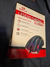 Redragon M990 Gaming Mouse, 23 Keys 16 Side Keys RGB 32000 DPI-BAD MIDDLE BUTTON
