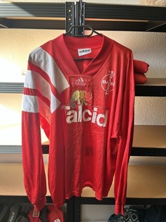Camiseta de fútbol manga larga Adidas Equipment Bayer 04 Leverkusen 1993/94 vintage años 90