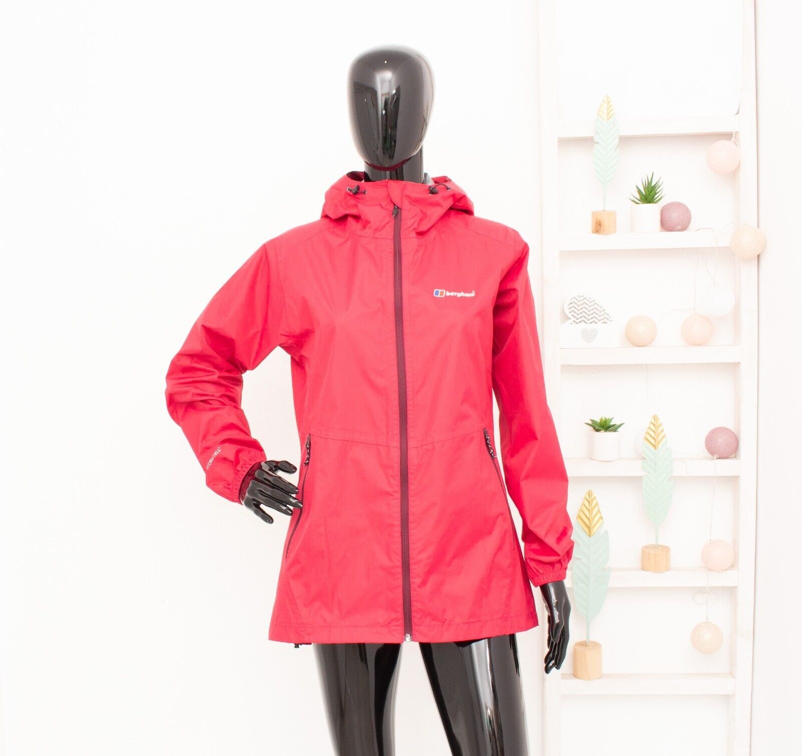 BERGHAUS Hydroshell Jacket Stormcloud Ladies Pink… - image 1