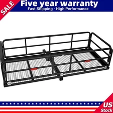 Hitch Mount Cargo Carrier 750 Lbs Heavy Duty Steel Hitch Racks for 2'' Receiver
