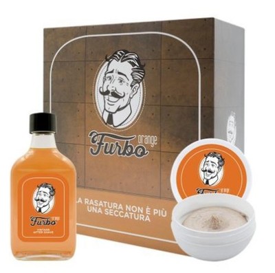 Furbo Vintage Orange Rasierseife Box