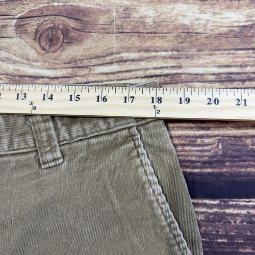 Dockers Corduroy Pants Mens 38x34 Tan Pleated Loose Khakis Cuffed VTG - Picture 5 of 7