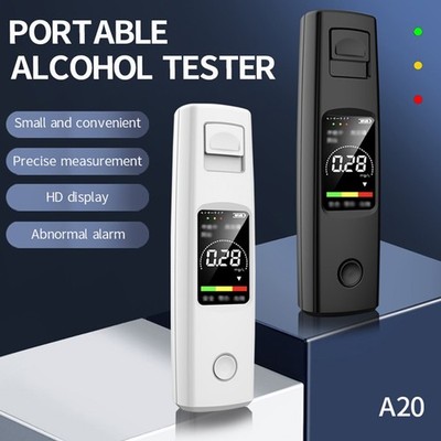 Tragbares Alkoholtestgerät mit kontaktlosem Sensor und einfachem LCD-Display