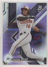 2019 Bowman Platinum Wal-Mart Top Prospects Purple Foil 152/250 Yusniel Diaz 2jt