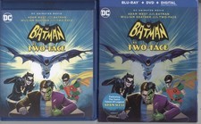 Batman vs Two Face (2017 DVD + Blu-ray) DC Animated Adam West Burt Ward