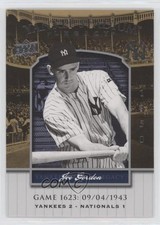 2008 Upper Deck Yankee Stadium Legacy Joe Gordon #YSL1623 HOF 3h2