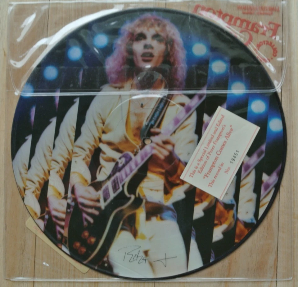 PETER FRAMPTON Comes Alive! LP Ltd 1978 Original Picture Disc Vinyl EX - Image 3 of 3