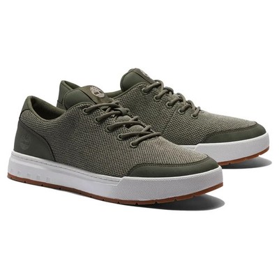 TIMBERLAND Brandneu im Karton Herren Sneaker MAPLE GROVE OXFORD Deep Lichen Green Knit