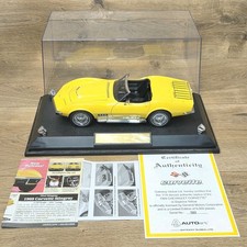 AutoArt 1969 Chevy Corvette Datyona Yellow Limited Edition 1/18 Scale w/ COA
