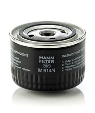 ÖLFILTER FÜR OPEL OMEGA A (V87), OPEL SENATOR B (V88) - MANN-FILTER W 914/4