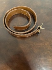 Vintage Brown Leather Belt Good Condition