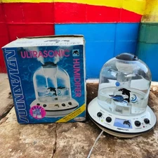 Vintage Mid Century 80s Soundesign Ultrasonic UFO Humidifier Orca Music With Box