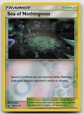 Sea of Nothingness 99/111 Crimson Invasion Pokemon Reverse Holo LP